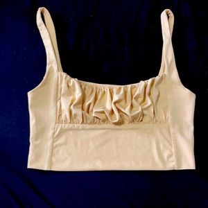 Tan Crop Top